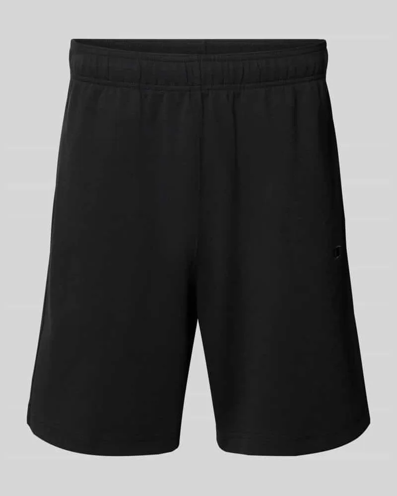 Champion Shorts mit Label-Stitching mit elastischem Bund Black