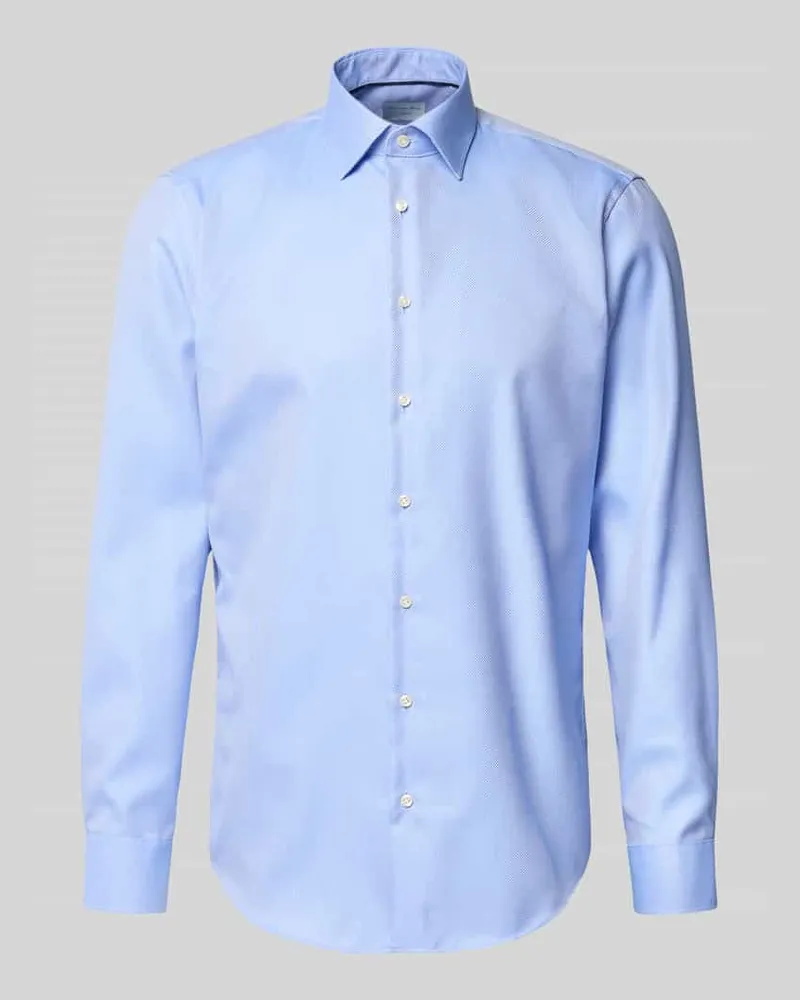 Christian Berg Regular Fit Businesshemd mit Kentkragen Bleu