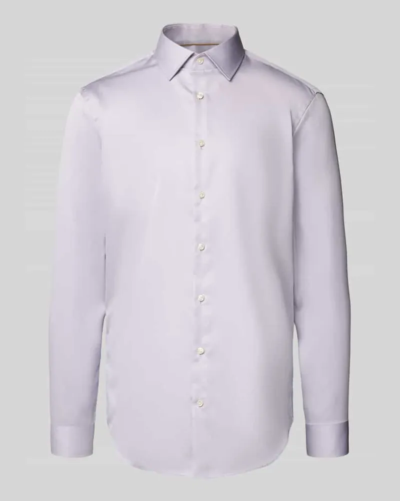 JAKE*S Slim Fit Business-Hemd mit Kentkragen 