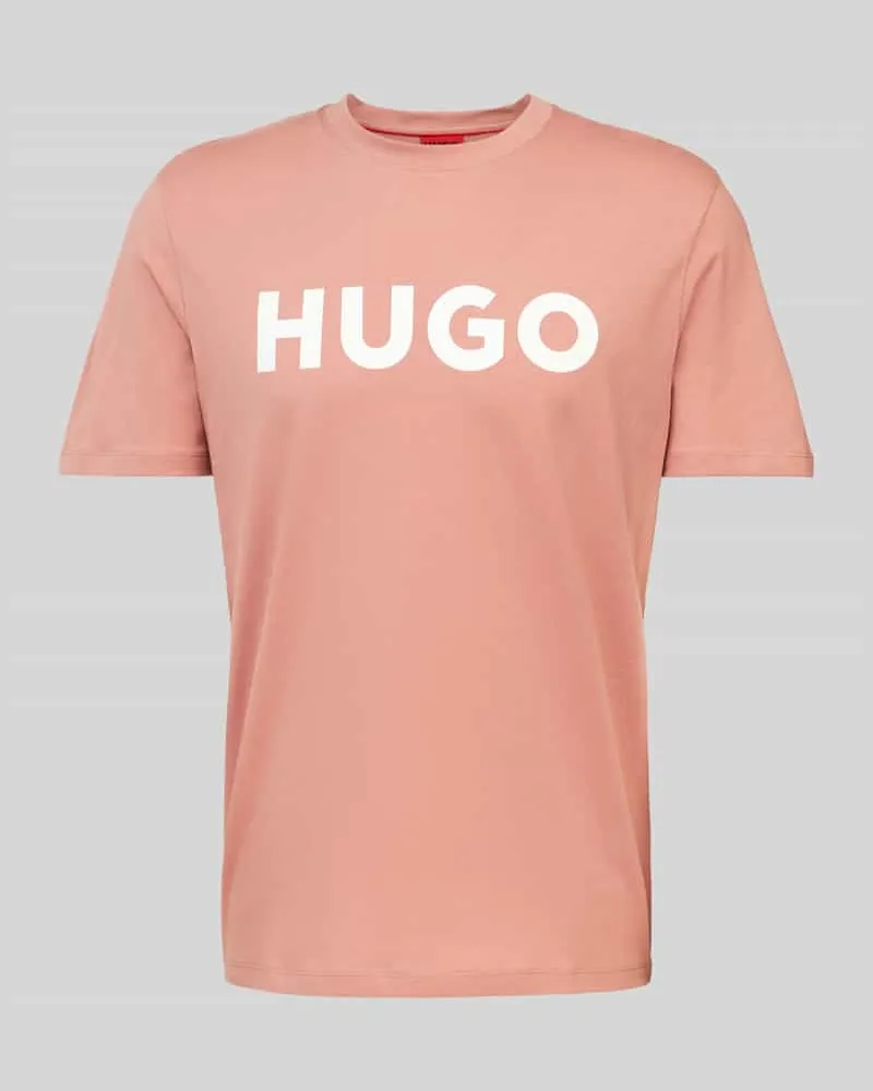 HUGO BOSS T-Shirt mit Label-Print Modell 'DULIVIO 