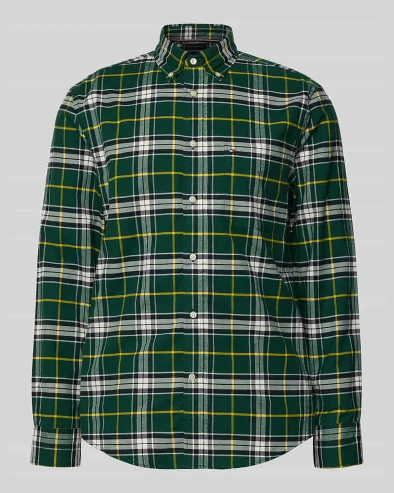 Tommy Hilfiger Regular Fit Freizeithemd aus reiner Baumwolle Bottle