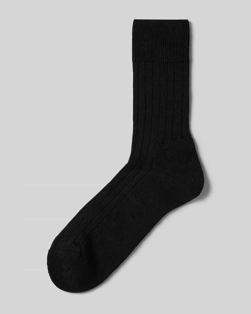 Falke Strümpfe aus Schurwollmischung Modell 'Teppich im Schuh Black