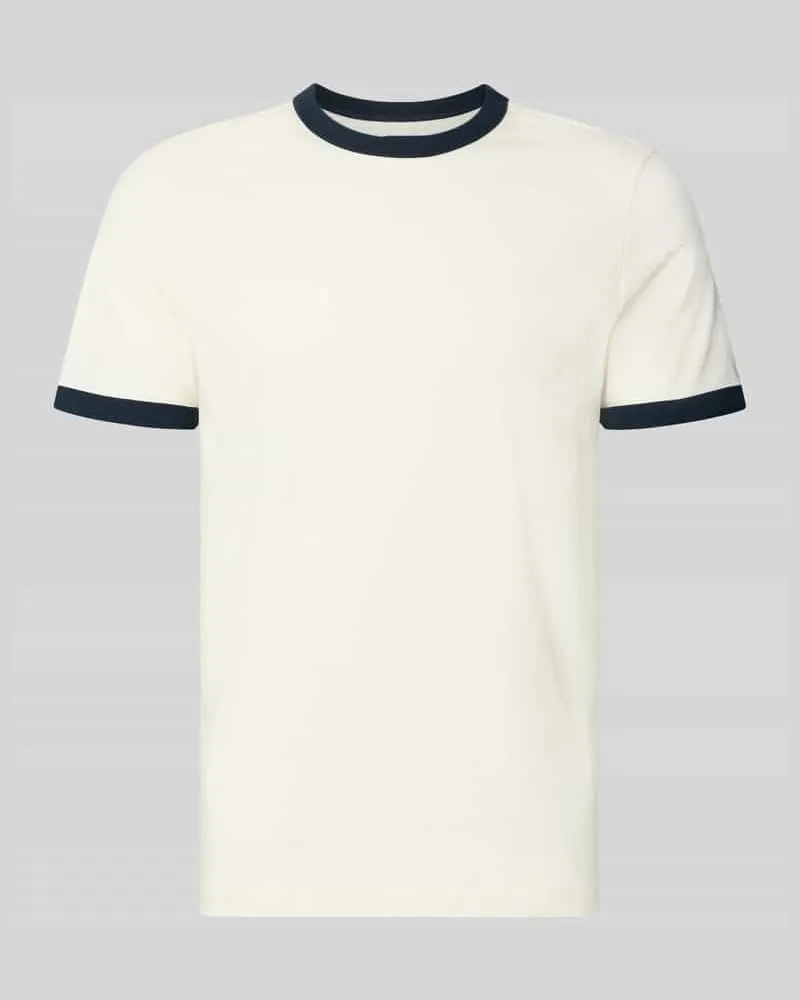 McNeal Regular Fit T-Shirt aus reiner Baumwolle Sand