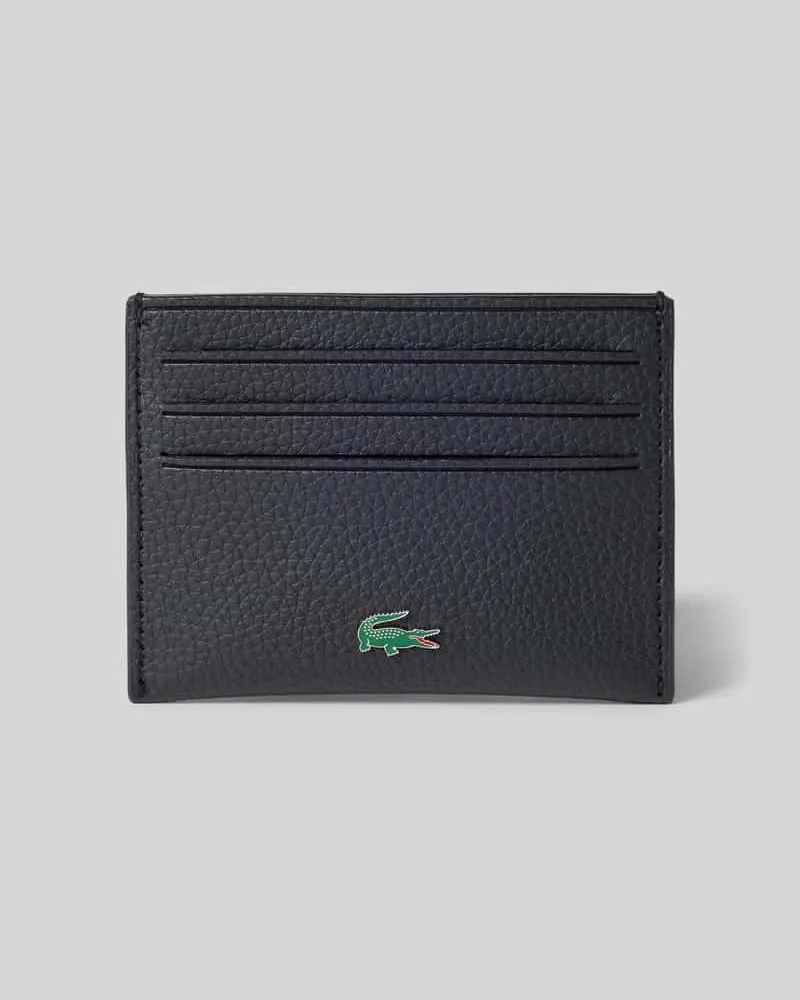 Lacoste Portemonnaie mit Logo-Print Black