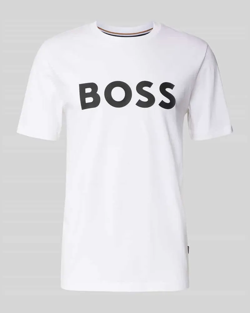 HUGO BOSS Regular Fit T-Shirt aus reiner Baumwolle 
