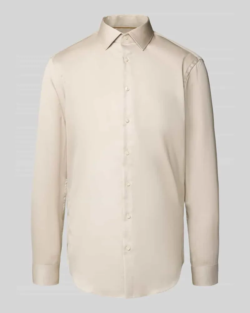 JAKE*S Slim Fit Business-Hemd mit Kentkragen 