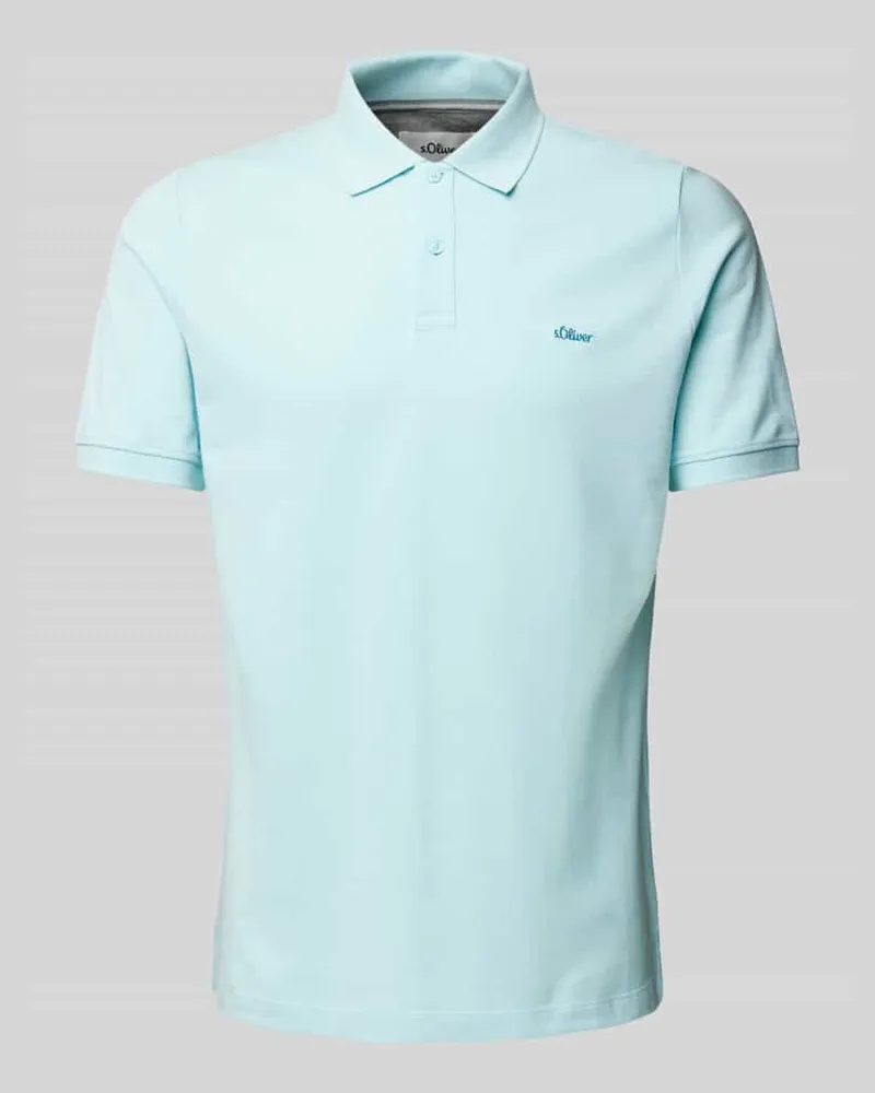 S.Oliver Regular Fit Poloshirt aus Baumwoll-Piqué 