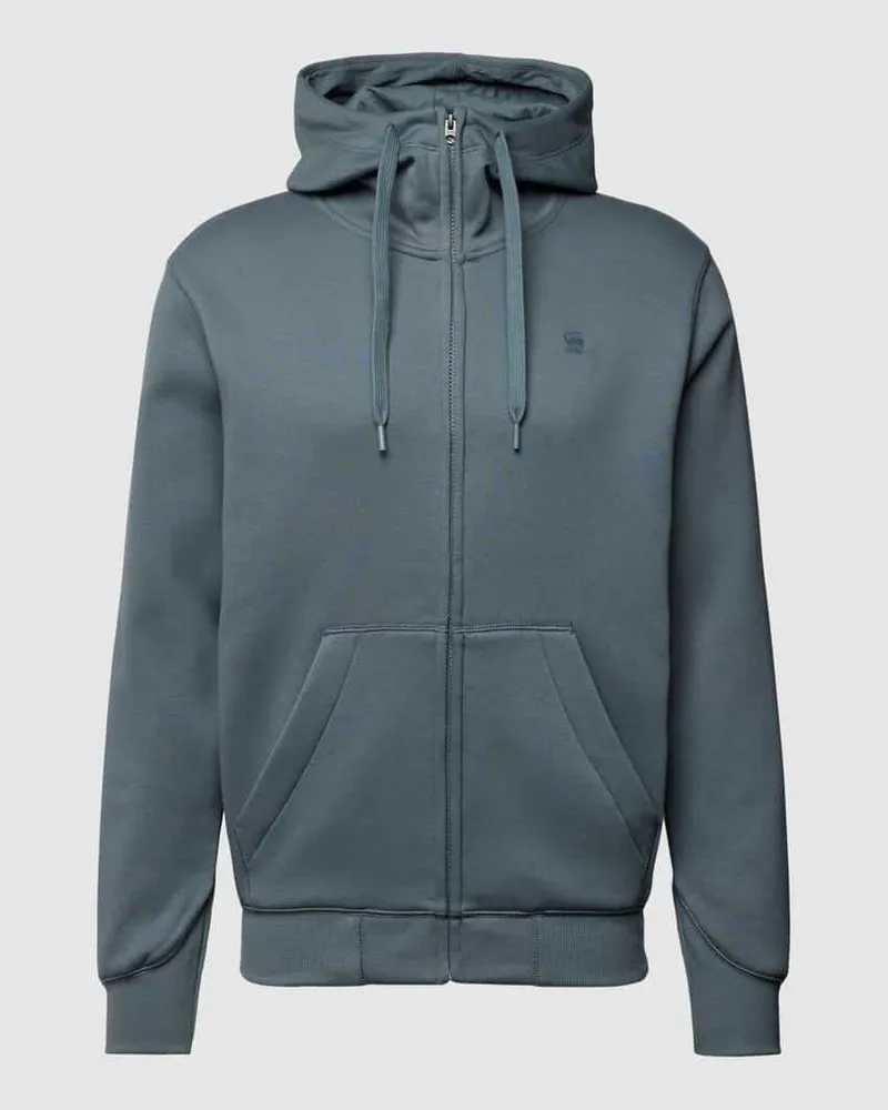 G-STAR RAW Sweatjacke mit Logo-Stitching Modell 'Premium core 