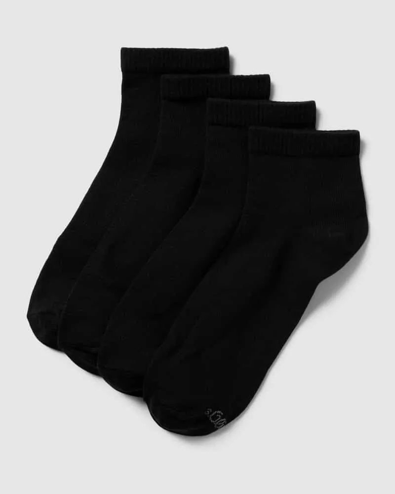 S.Oliver Socken mit Label-Detail im 4er-Pack Modell 'Quarter 