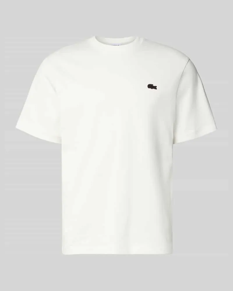 Lacoste Regular Fit T-Shirt aus reiner Baumwolle Modell 'LOURD Weiss
