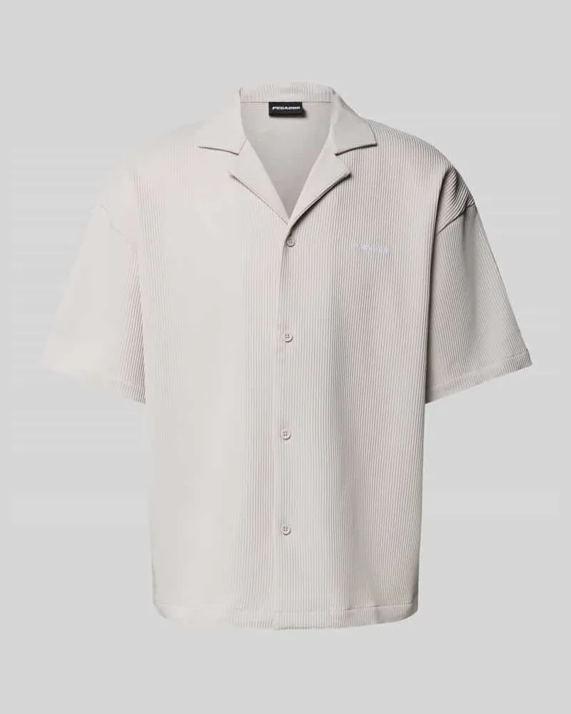 PEGADOR Relaxed Fit Freizeithemd mit Strukturmuster Modell 'TROY 