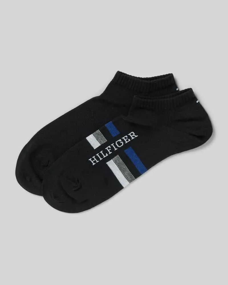 Tommy Hilfiger Sneaker-Socken mit Logo-Detail im 2er-Pack Black