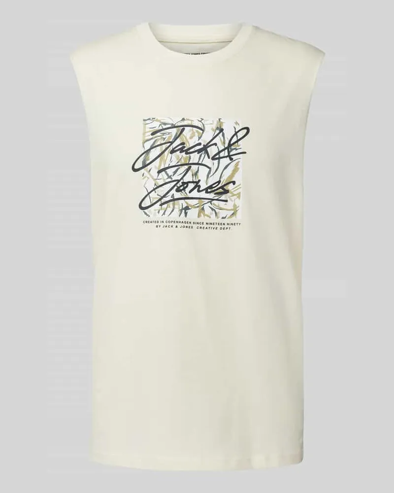 Jack & Jones Tanktop mit Label-Print Modell 'SPLIT 