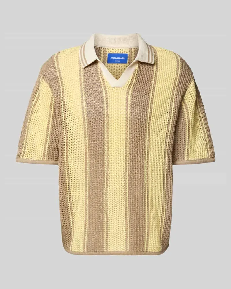 Jack & Jones Strickshirt mit Polokragen Modell 'ACAPULCO 