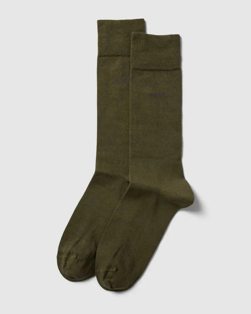 HUGO BOSS Socken mit Label-Print im 2er-Pack 
