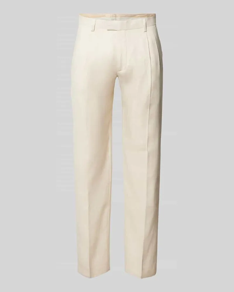 McNeal Stoffhose aus Leinenmix 