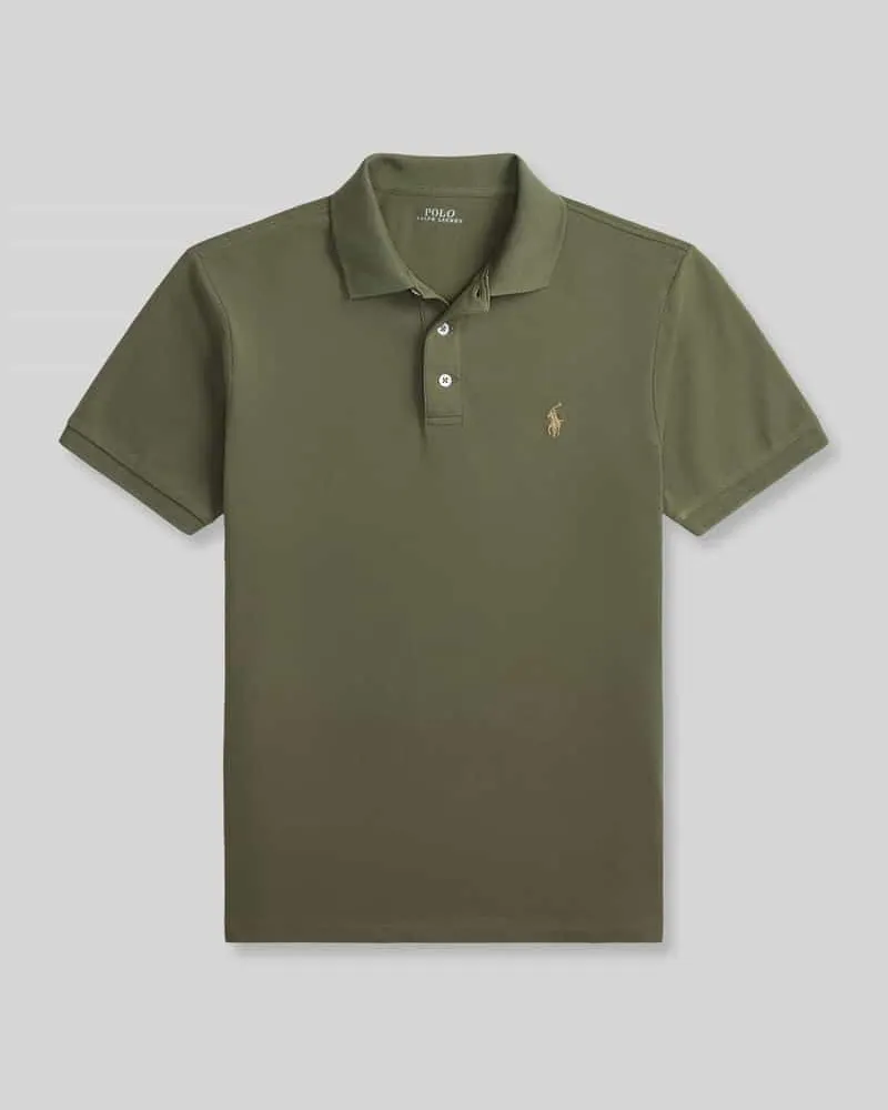 Ralph Lauren Regular Fit Poloshirt aus Baumwoll-Mix Oliv