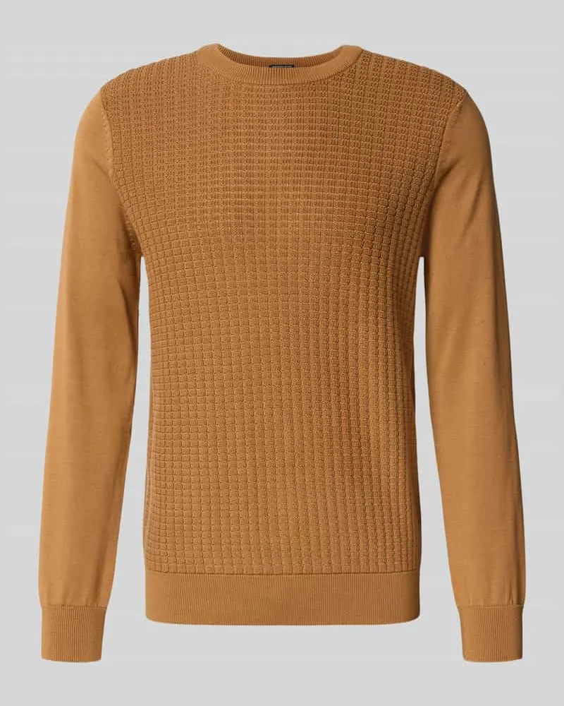 Strellson Regular Fit Strickpullover aus Baumwolle Modell 'ADRIAN 