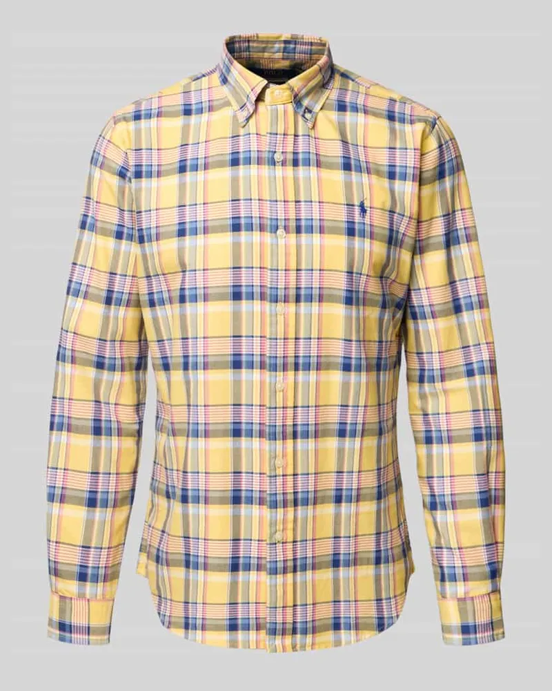 Ralph Lauren Freizeithemd mit Label-Stitching Gelb