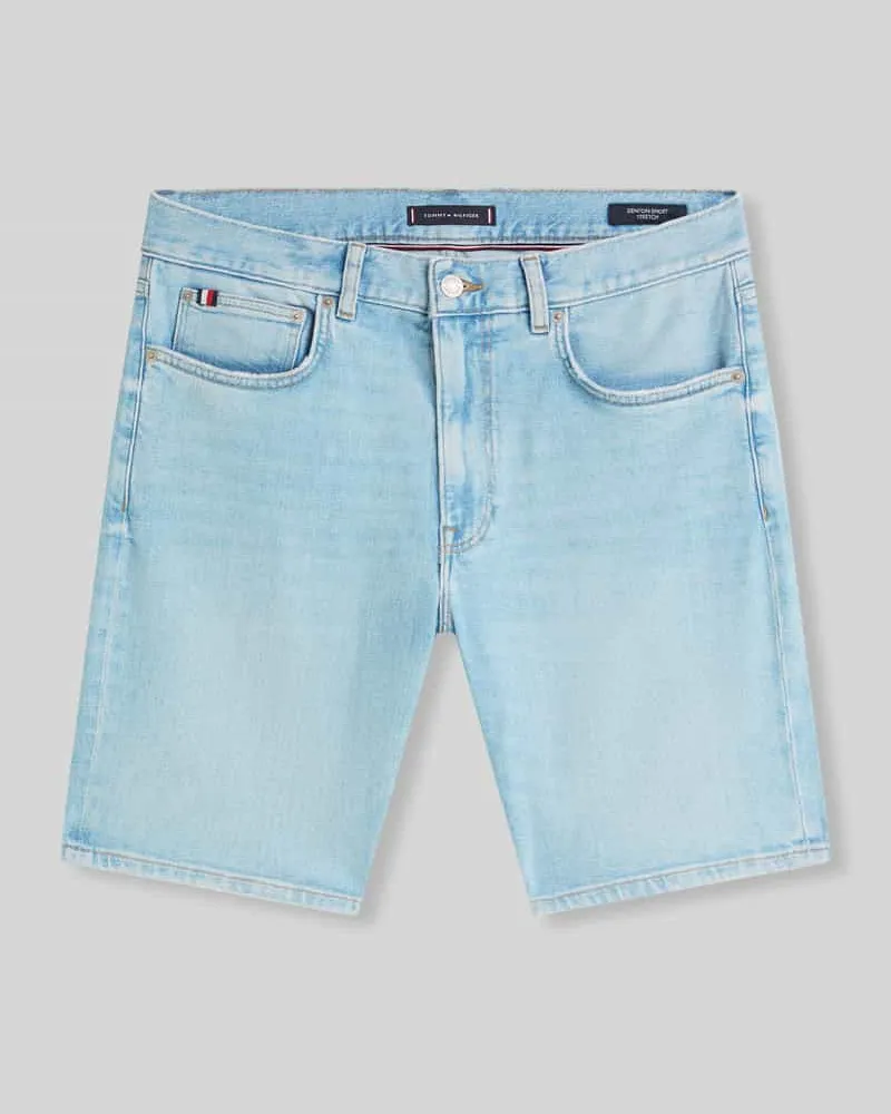 Tommy Hilfiger Straight Leg Jeansshorts mit 5-Pocket-Design Jeansblau