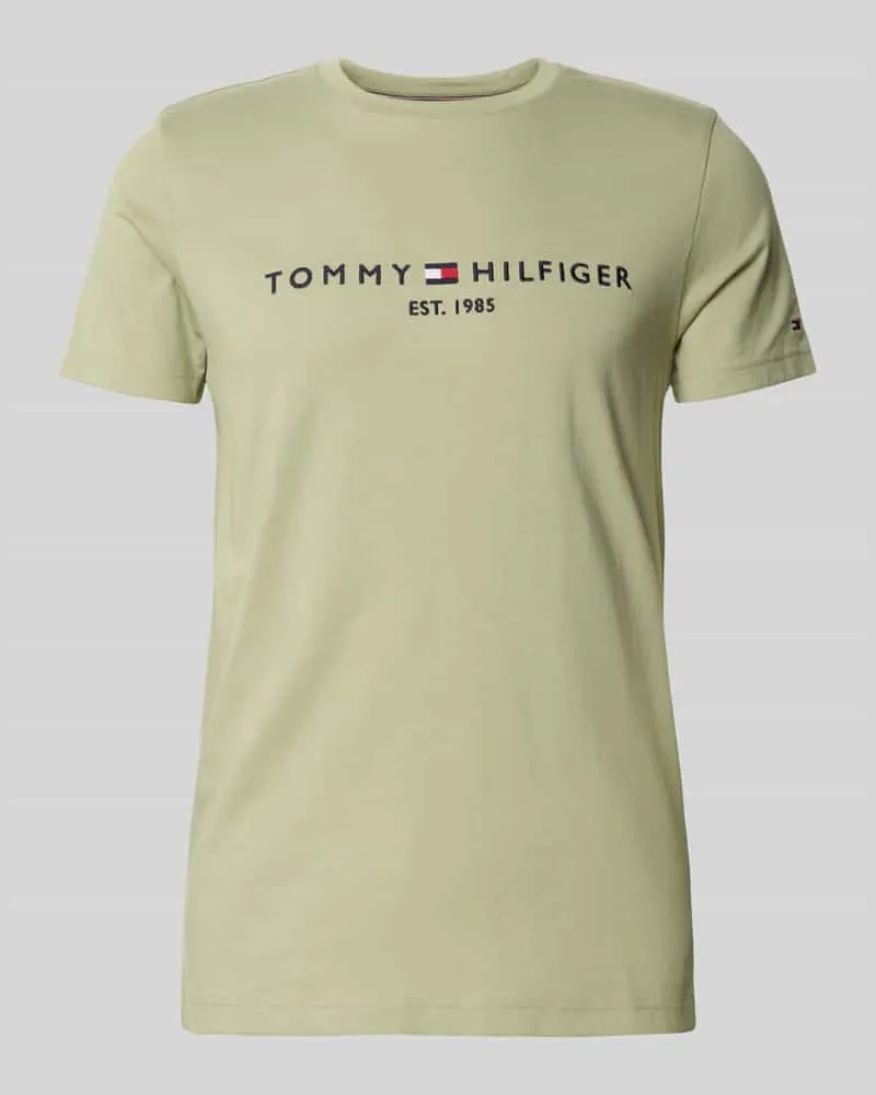 Tommy Hilfiger Slim Fit T-Shirt aus reiner Baumwolle 