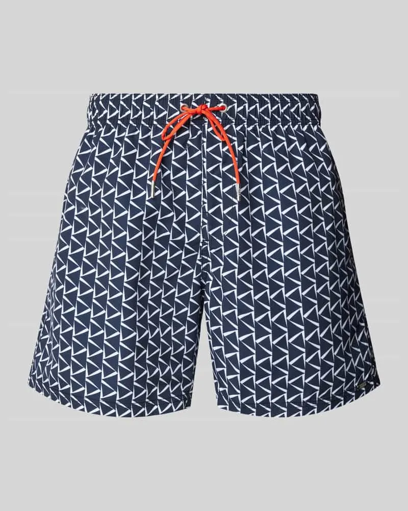 Schiesser Badehose mit elastischem Bund Marine