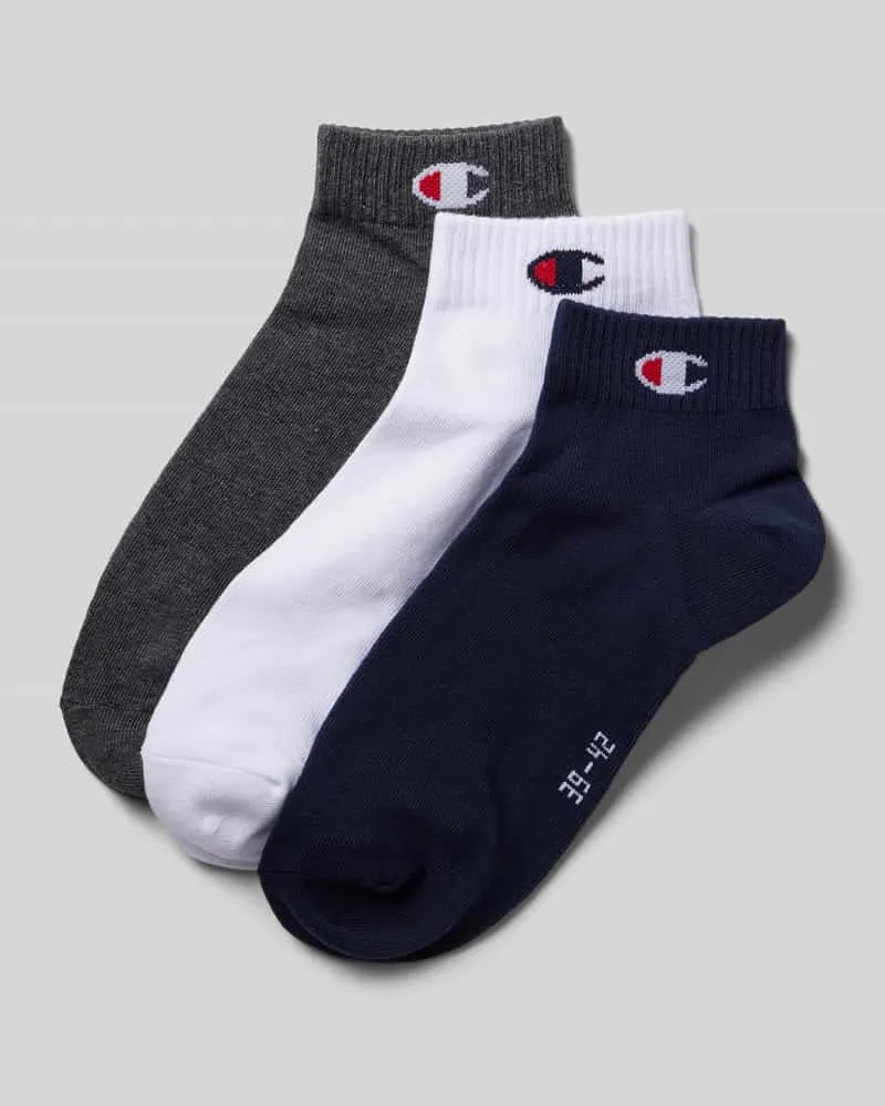 Champion Socken mit Logo-Detail Modell 'QUARTER' im 3er-Pack 