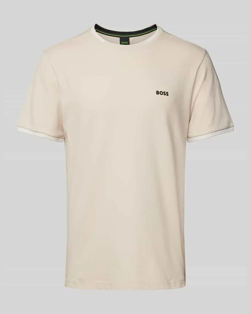 HUGO BOSS T-Shirt mit Label-Print Modell 'Taul 