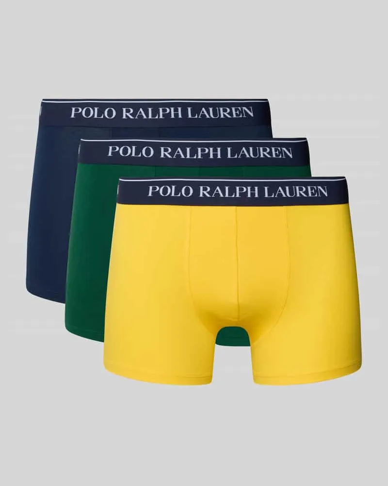 Ralph Lauren Trunks mit elastischem Logo-Bund im 3er-Pack 