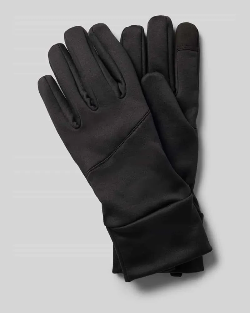 Bugatti Handschuhe aus elastischem Material-Mix Black