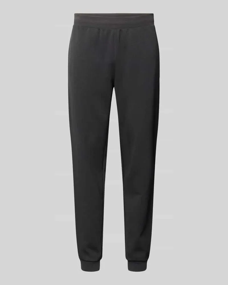 EA7 Sweatpants aus Baumwoll-Mix Black