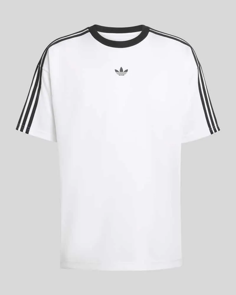 adidas Relaxed Fit T-Shirt Trikot Weiss