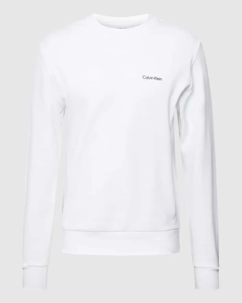 Calvin Klein Sweatshirt mit Label-Detail 