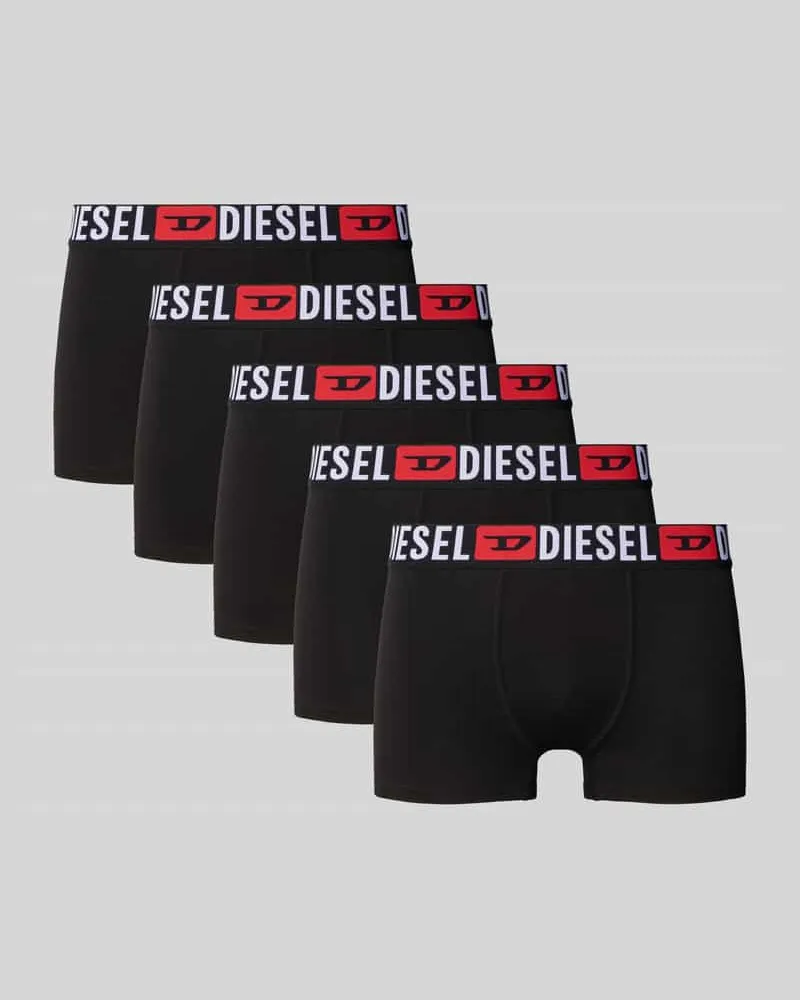 Diesel Trunks mit Logo-Stitching Modell 'Damien Black