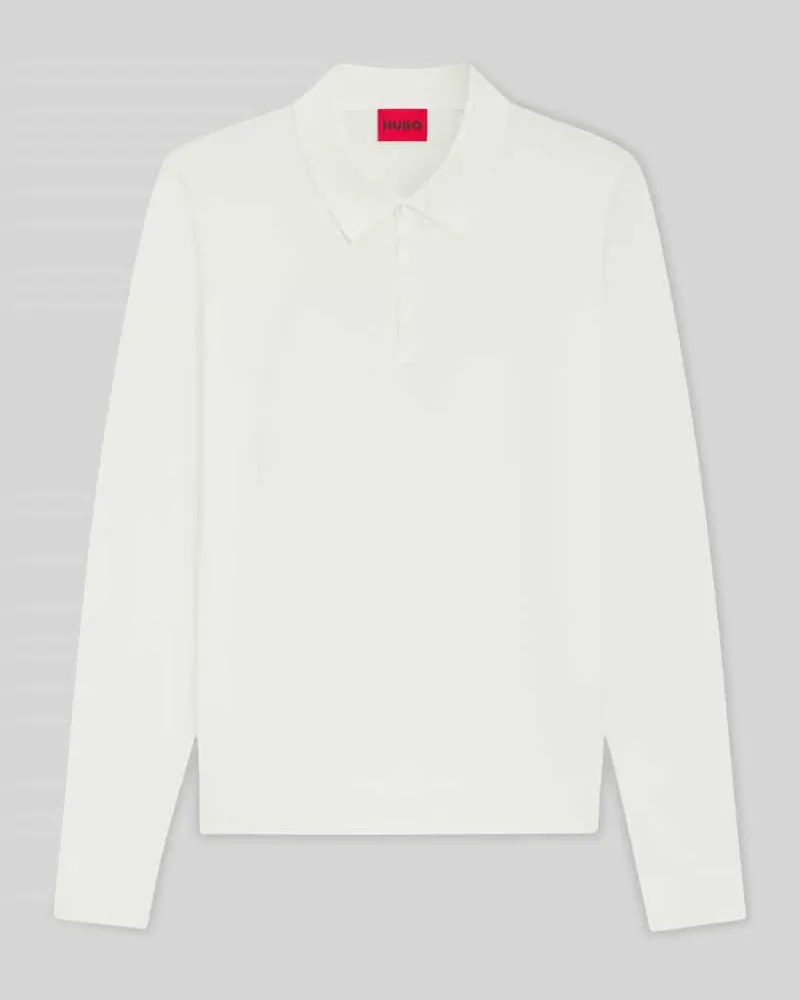 HUGO BOSS Slim Fit Poloshirt aus Viskose-Mix 
