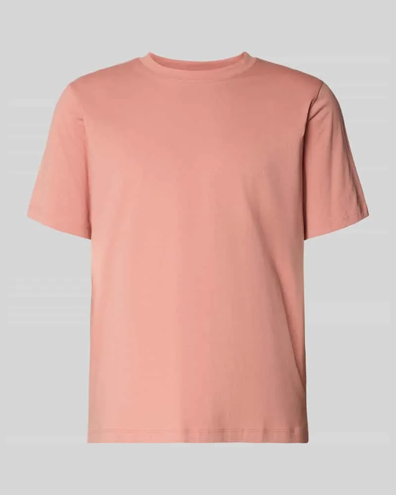 Selected Homme Regular Fit T-Shirt aus reiner Baumwolle Modell 'ASPAN Altrosa