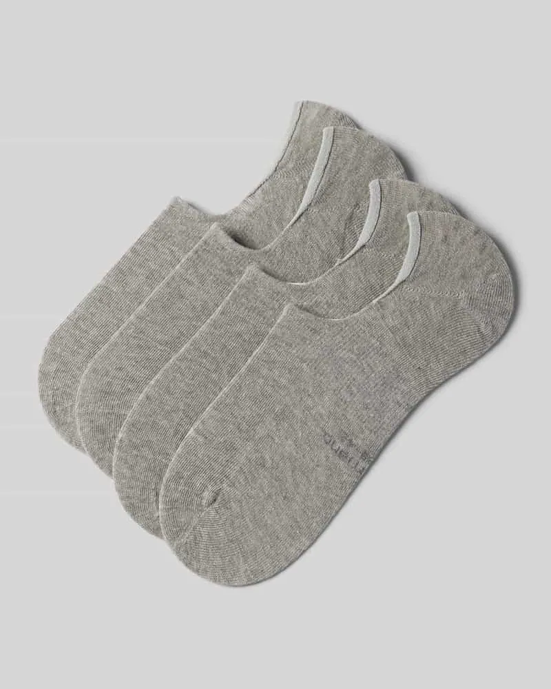 Camano Füßlinge im unifarbenen Design im 2er-Pack 