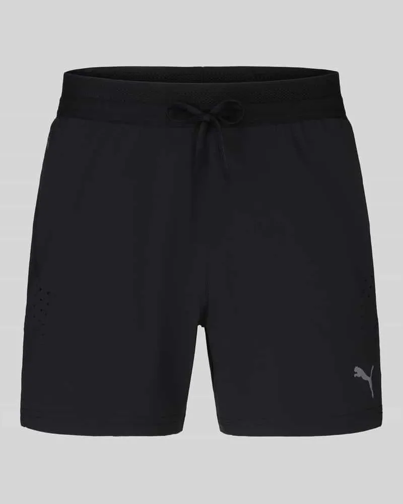 Puma Regular Fit Sportshorts mit Logo-Print Modell 'M PWRMODE 5 Black