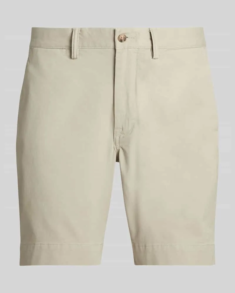 Ralph Lauren Regular Fit Bermuda aus reiner Baumwolle Beige