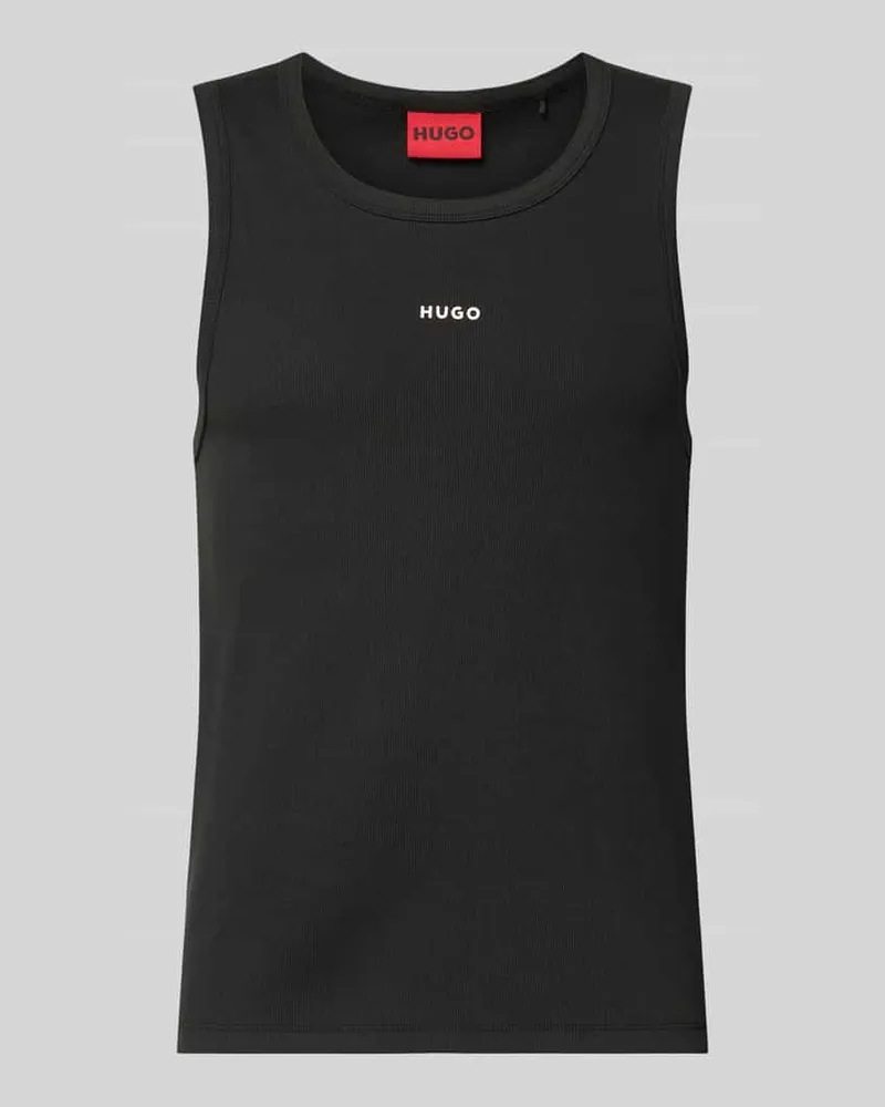 HUGO BOSS Slim Fit Tank Top aus Baumwoll-Mix Modell 'DAPOTA Black