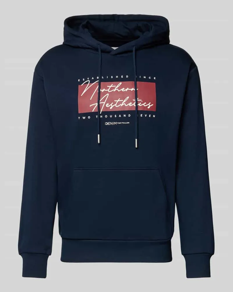 Tom Tailor Regular Fit Hoodie aus Baumwoll-Mix 