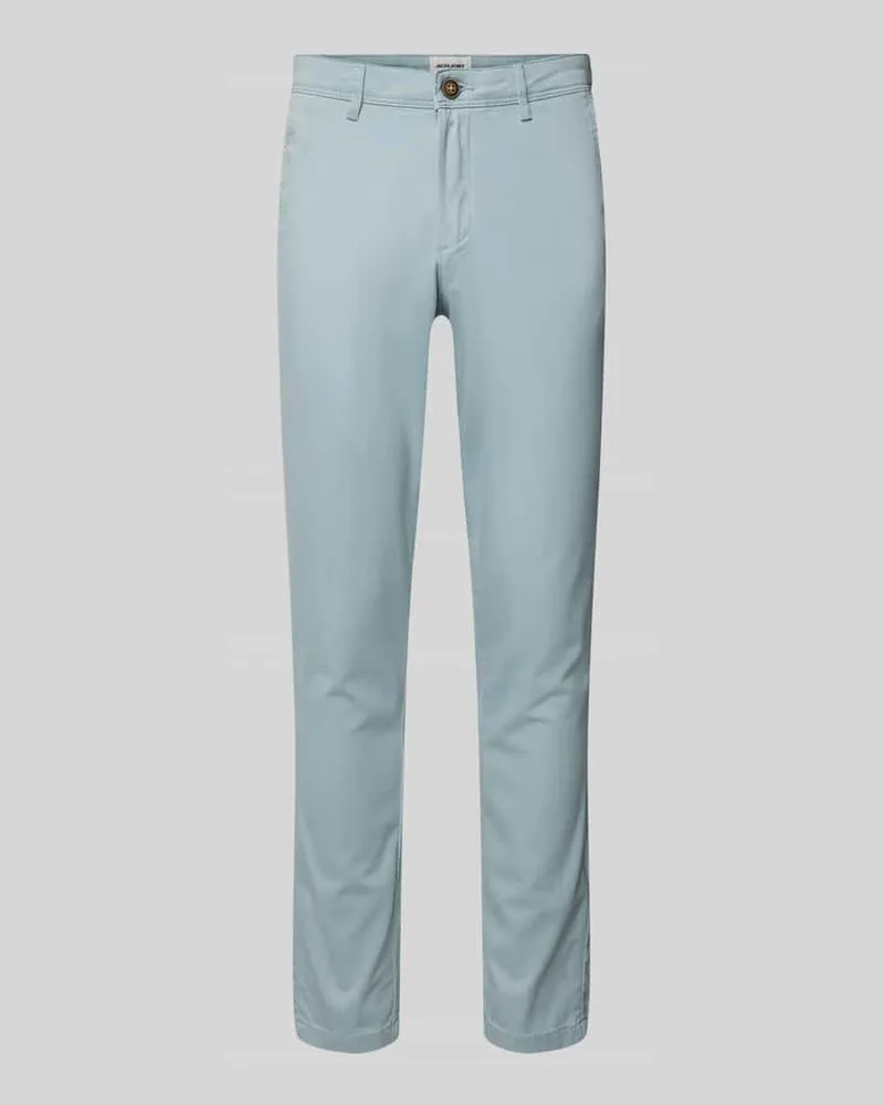 Jack & Jones Slim Fit Chino mit Gürtelschlaufen Modell 'MARCO BOWIE Aqua