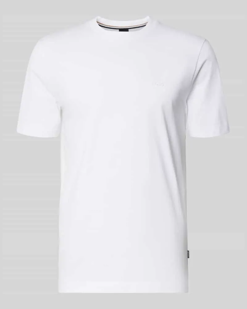 HUGO BOSS T-Shirt aus Baumwolle Modell 'Thompson Weiss
