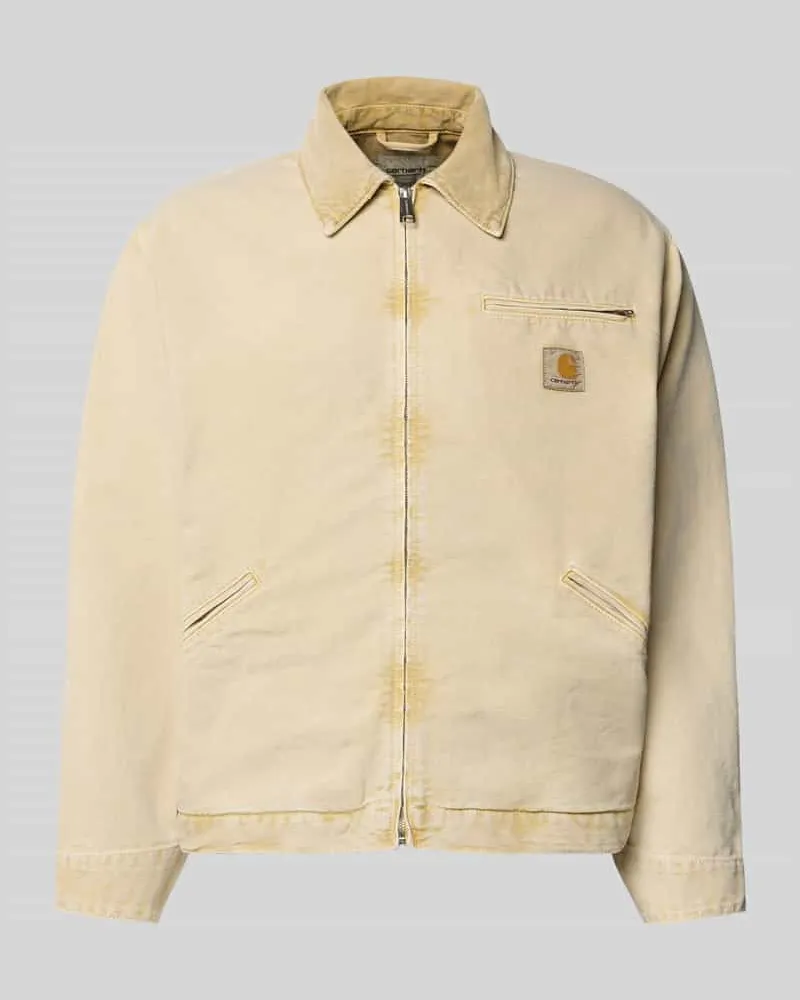 Carhartt WIP Jacke mit Umlegekragen und Reißverschluss 