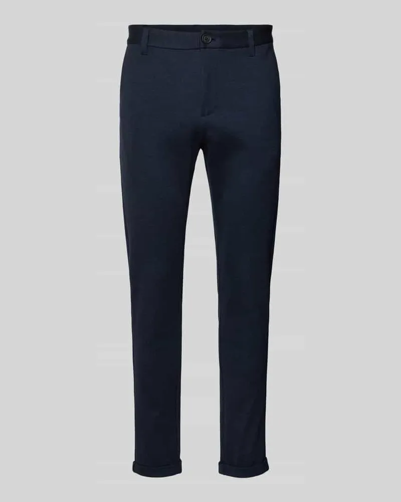 Lindbergh Slim Fit Stoffhose mit verkürztem Schnitt 