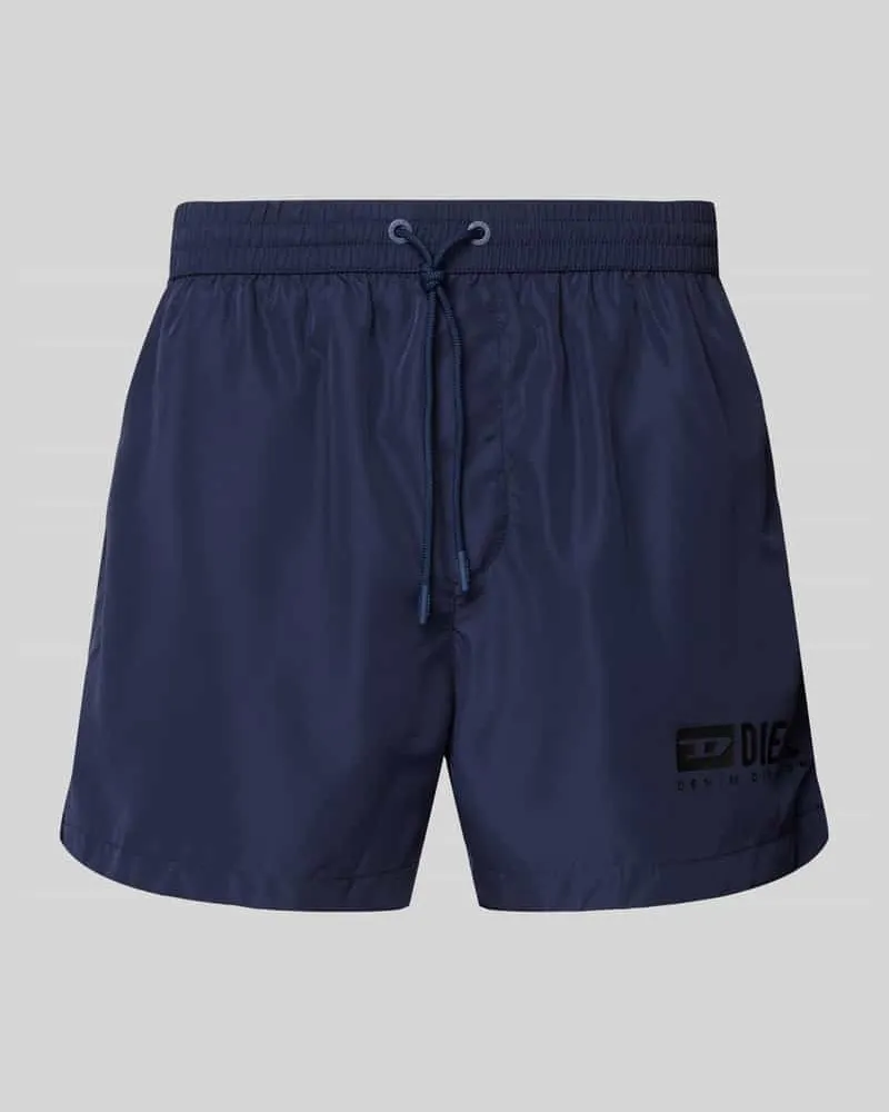 Diesel Badehose mit Label-Print Modell 'KEN 