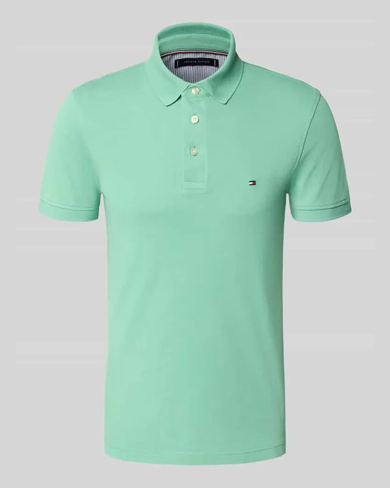 Tommy Hilfiger Slim Fit Poloshirt aus Baumwoll-Elasthan-Mix 