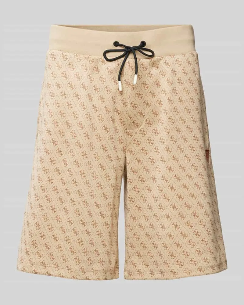 Guess Regular Fit Shorts mit Label-Badge Modell 'KORBIN 