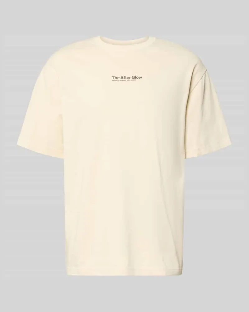 Samsøe & Samsøe T-Shirt mit Rundhalsausschnitt Modell 'Sauni Beige