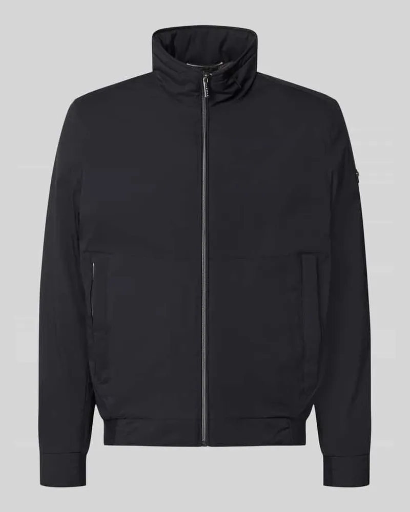 Bugatti Regular Fit Jacke in Stepp-Optik Marine